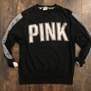 Oversized Victoria’s Secret Pink Black Sweater